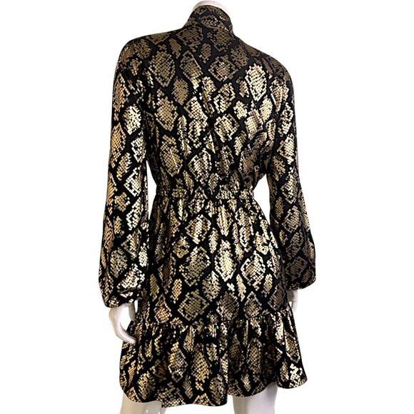 Michael Kors Black/Gold Dress | Size S - Picture 7 of 7
